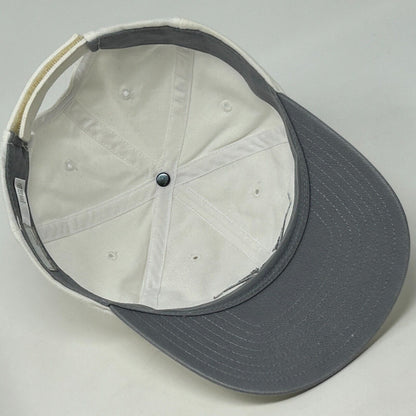 Nike Swoosh Logo Baseball Hat Cap Strapback Six Panel White