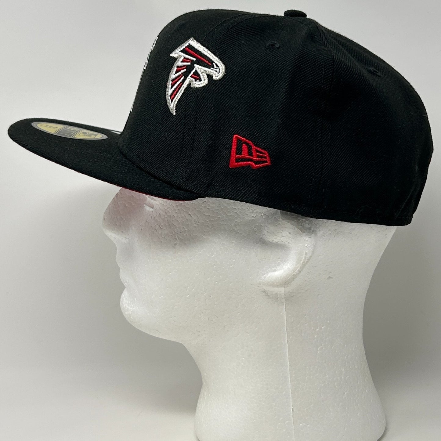 Atlanta Falcons Wool Baseball Hat Cap Fitted 7 1/4 New Era x Just Don NFL Black