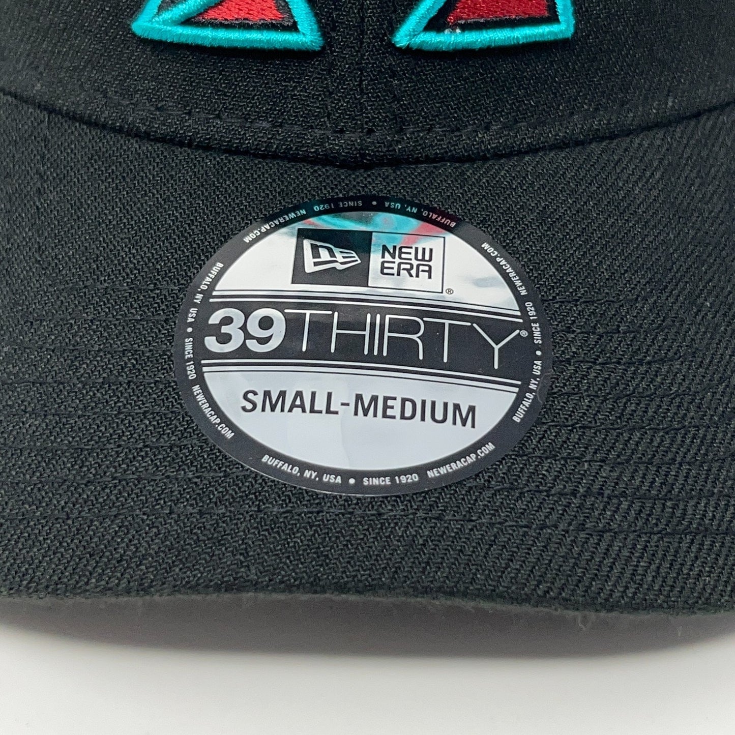 Arizona Diamondbacks Hat Baseball Cap New Era 39Thirty MLB Black Flex Fitted S-M