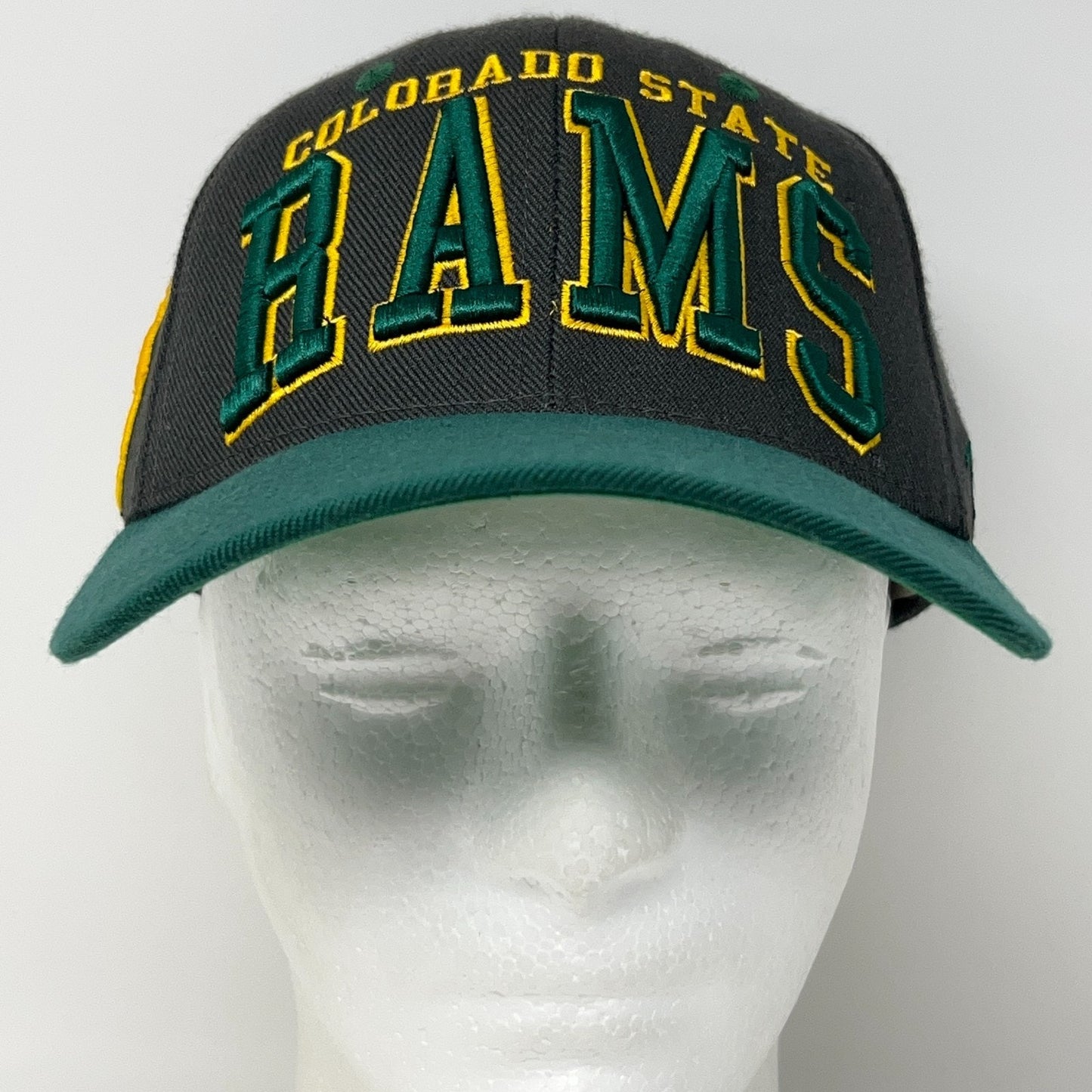 Colorado State Rams The Z Hat Baseball Cap CSU Zephyr Wool Blend Snapback Gray