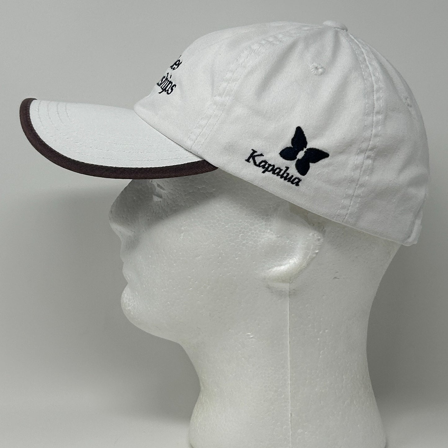 Vintage Y2Ks Mercedes Championships Kapalua Dad Hat Baseball Cap Strapback White