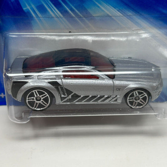 Ford Mustang GT Concept Hot Wheels Collectible Diecast Car Silver 2004 New