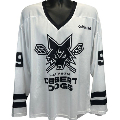 Las Vegas Desert Dogs Wayne Gretzky Jersey X-Large Lacrosse NLL Shirt Mens White