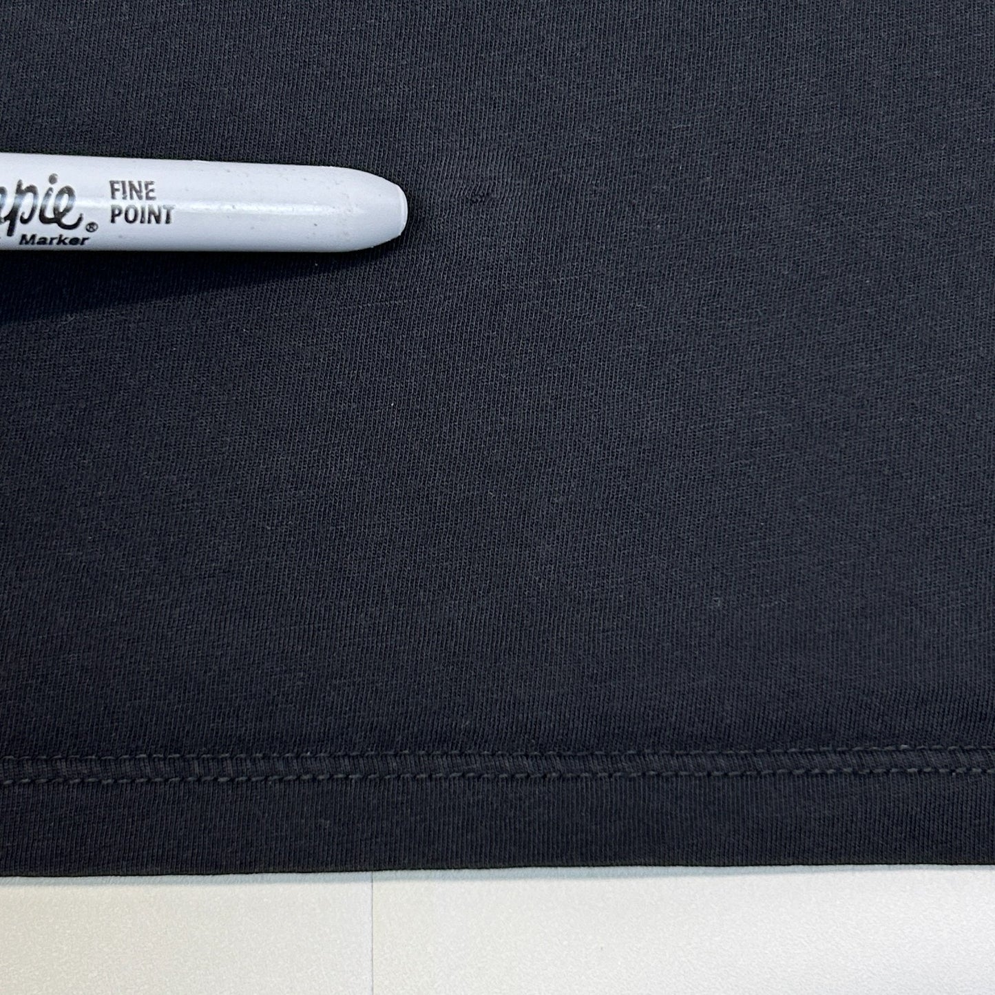 Vince Pima Cotton T Shirt Black Crew Neck Short Sleeve MX5209034 Mens L Large