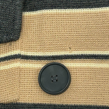 Vintage 60s Wool Sweater Jacket Collared Gia Ninno Joyce Beige Womens S Small