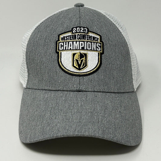 Las Vegas Golden Knights 2023 Champions Trucker Hat Baseball Cap Snapback Gray