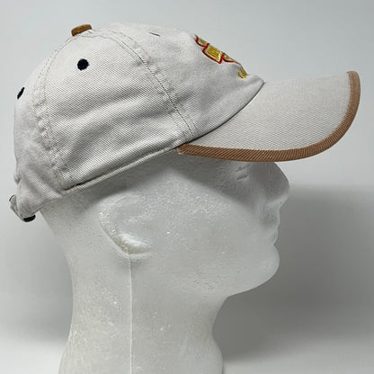 Vintage 90s Harley Davidson Cancun Dad Hat Baseball Cap Biker Strapback Beige