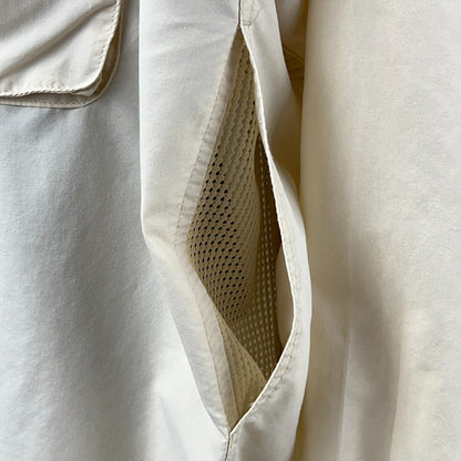 ExOfficio Air Strip Lite Button Front Shirt Fishing Vented LS Beige XL X-Large