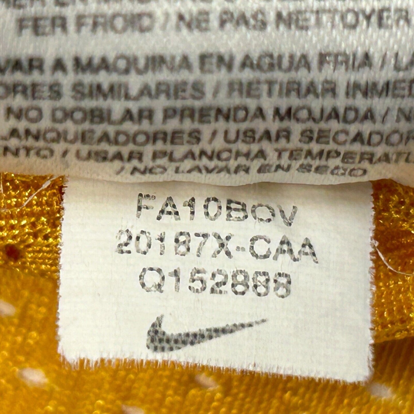 Camiseta de fútbol de California Golden Bears 34 XXL 2XL Universidad Nike para hombre Amarillo