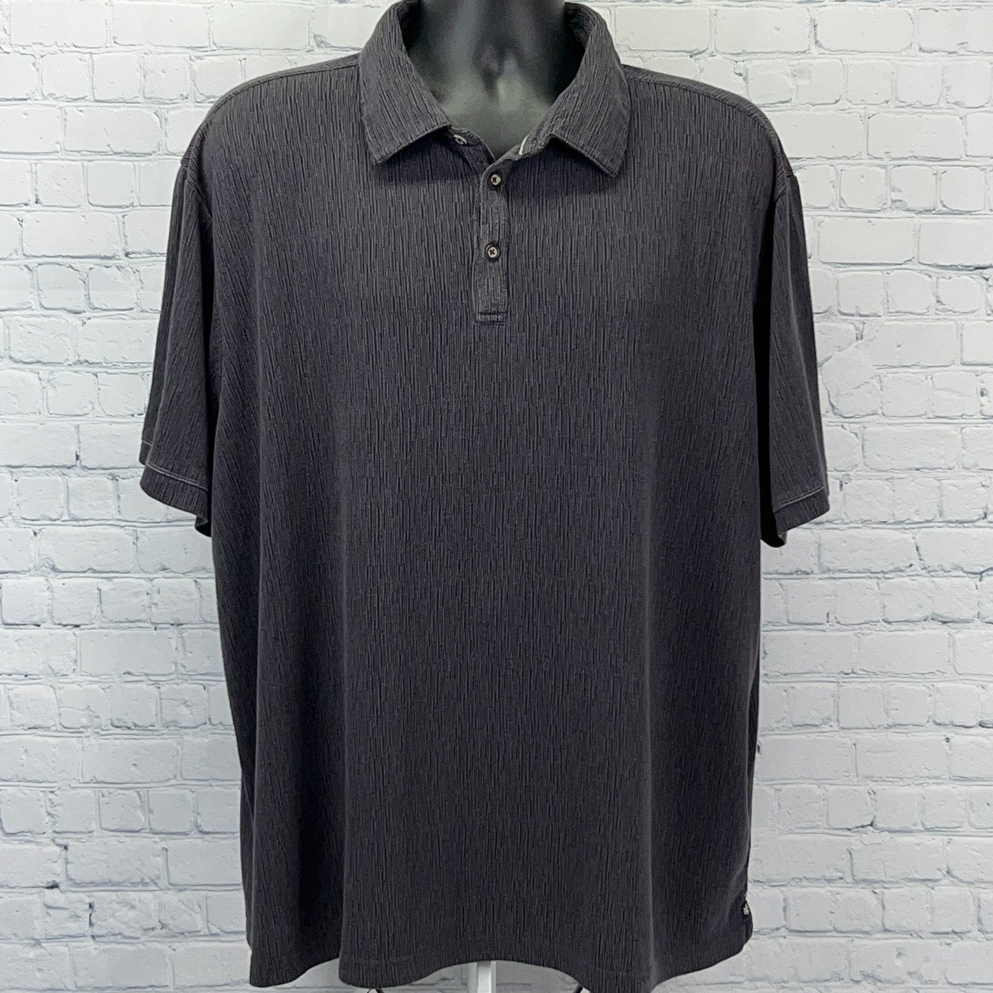 Nat Nast Luxury Originals Polo Shirt Short Sleeve Gray Mens 2XL XXL