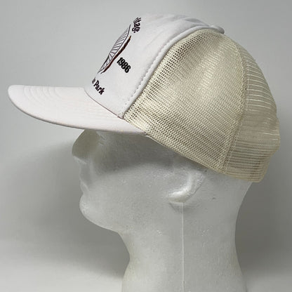 Vintage 1986 Liberty State Park Jersey City NJ Statue of Liberty Trucker Hat Cap