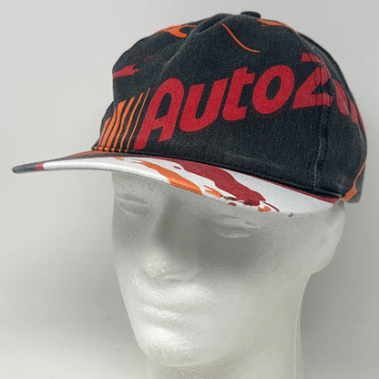 Vintage 90s AutoZone Hat Baseball Cap Auto Zone Mechanic Repair Snapback Black