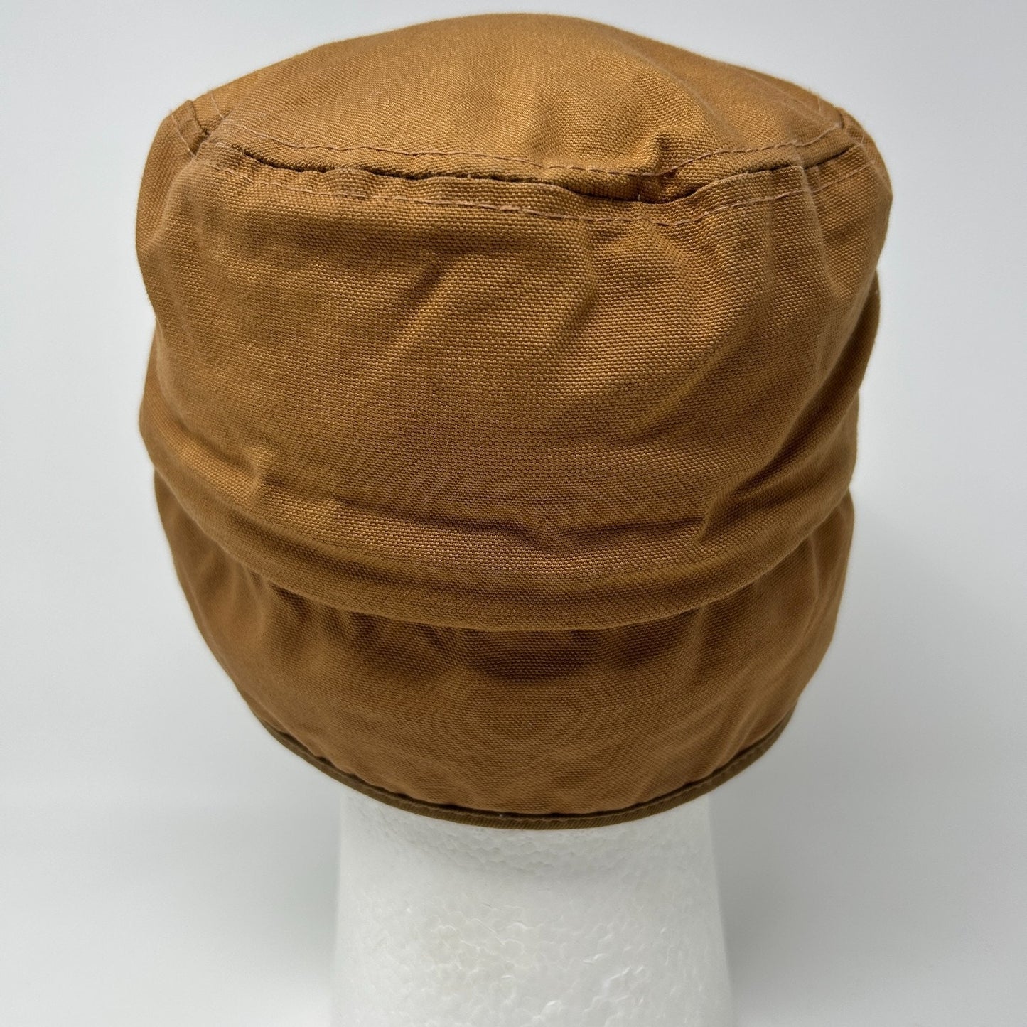 Broner Canvas Trapper Hat Baseball Cap Hunter Hunting Ear Flap Brown L Large - Neon Vintage