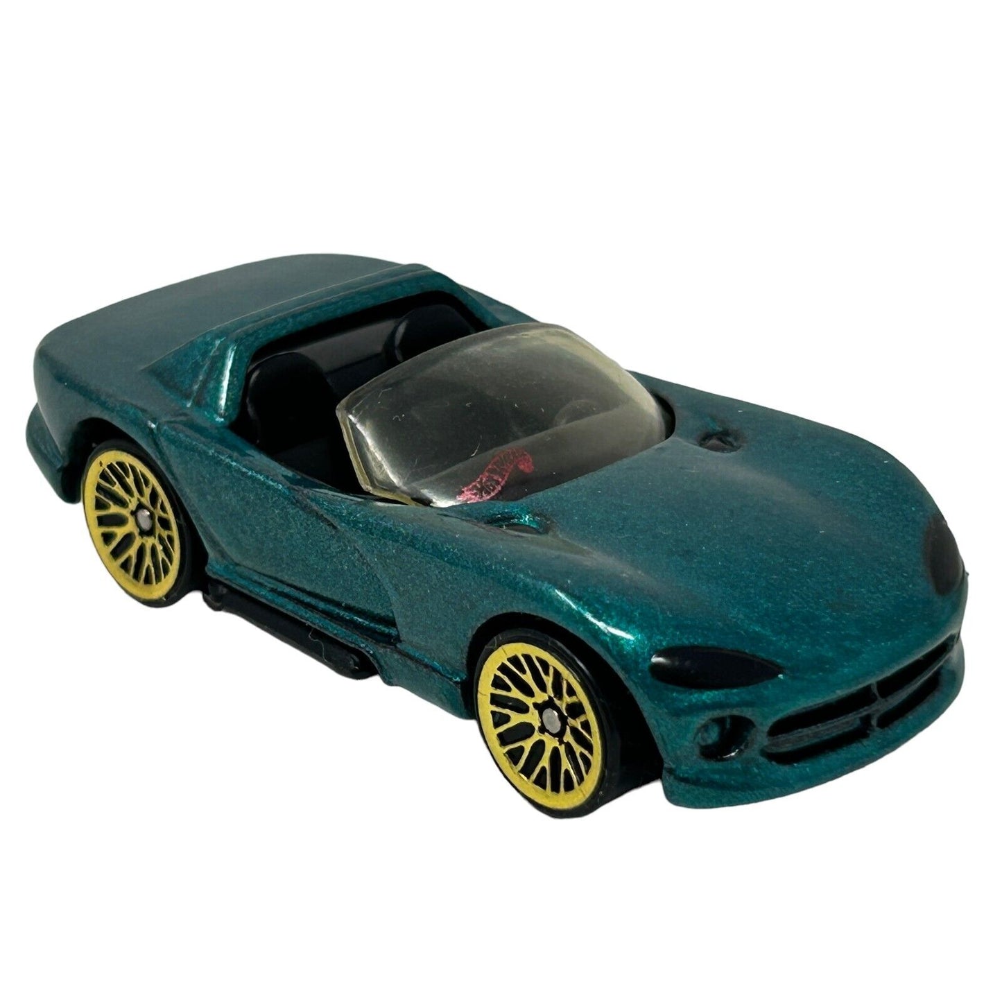 Dodge Viper RT 10 Hot Wheels Diecast Car Vintage 90s Green Convertible Vehicle