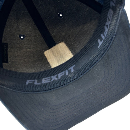 Travis Mathew Hat Golfer Golfing Blue Flexfit Six Panel Baseball Cap L-XL