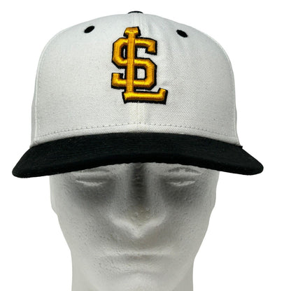 Salt Lake City Bees Hat White Utah New Era 59Fifty MiLB Baseball Cap Fitted 7