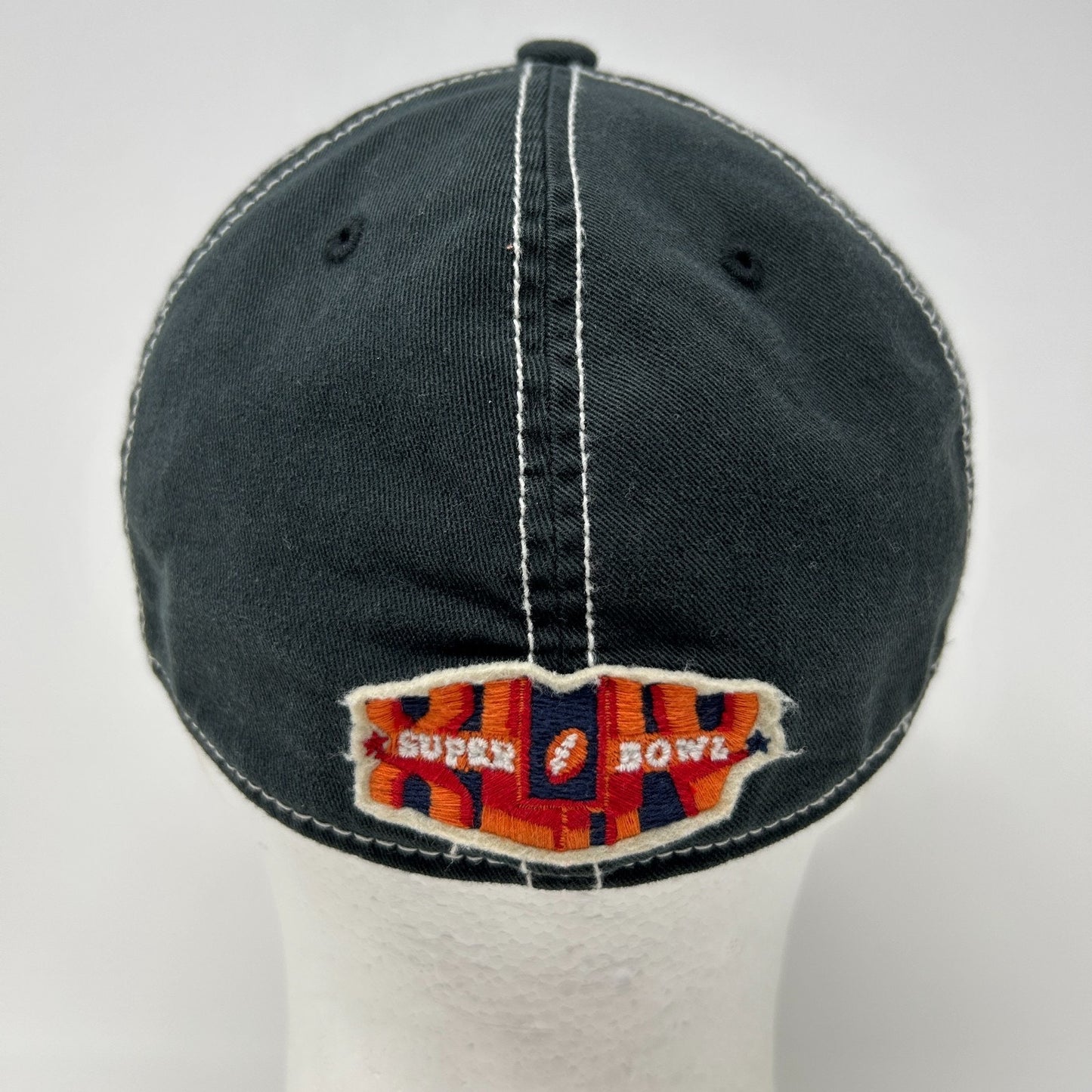 New Orleans Saints 2009 NFC Champions Hat Baseball Cap Reebok Black FlexFit OSFA