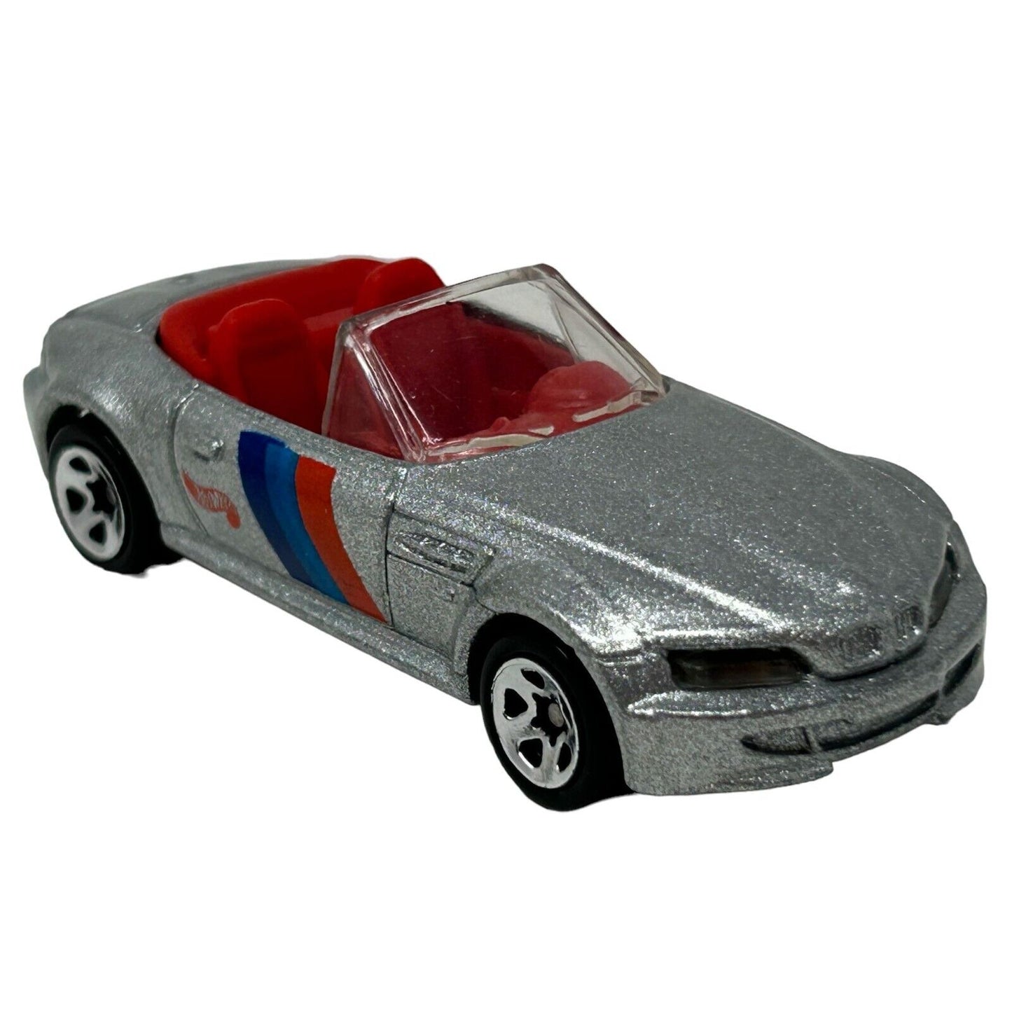 BMW M Roadster Hot Wheels Collectible Diecast Car Silver Convertible Vintage 90s