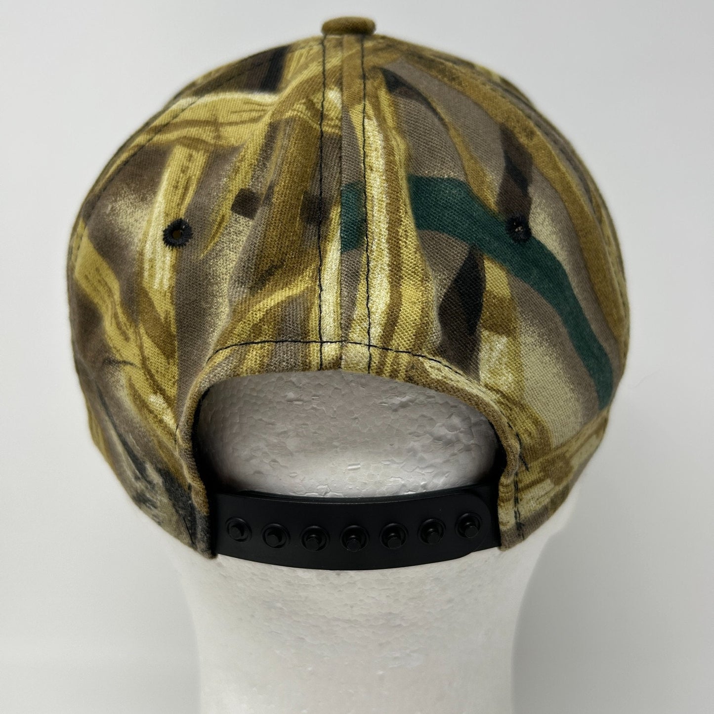 Vintage 90s Ducks Unlimited Hat Baseball Cap Waterfowl Camouflage Snapback Beige