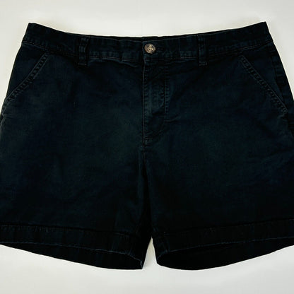 Chubbies Boomshakalaka Chino Shorts Mens 34 Flat Front Casual 5.5" Inseam Black