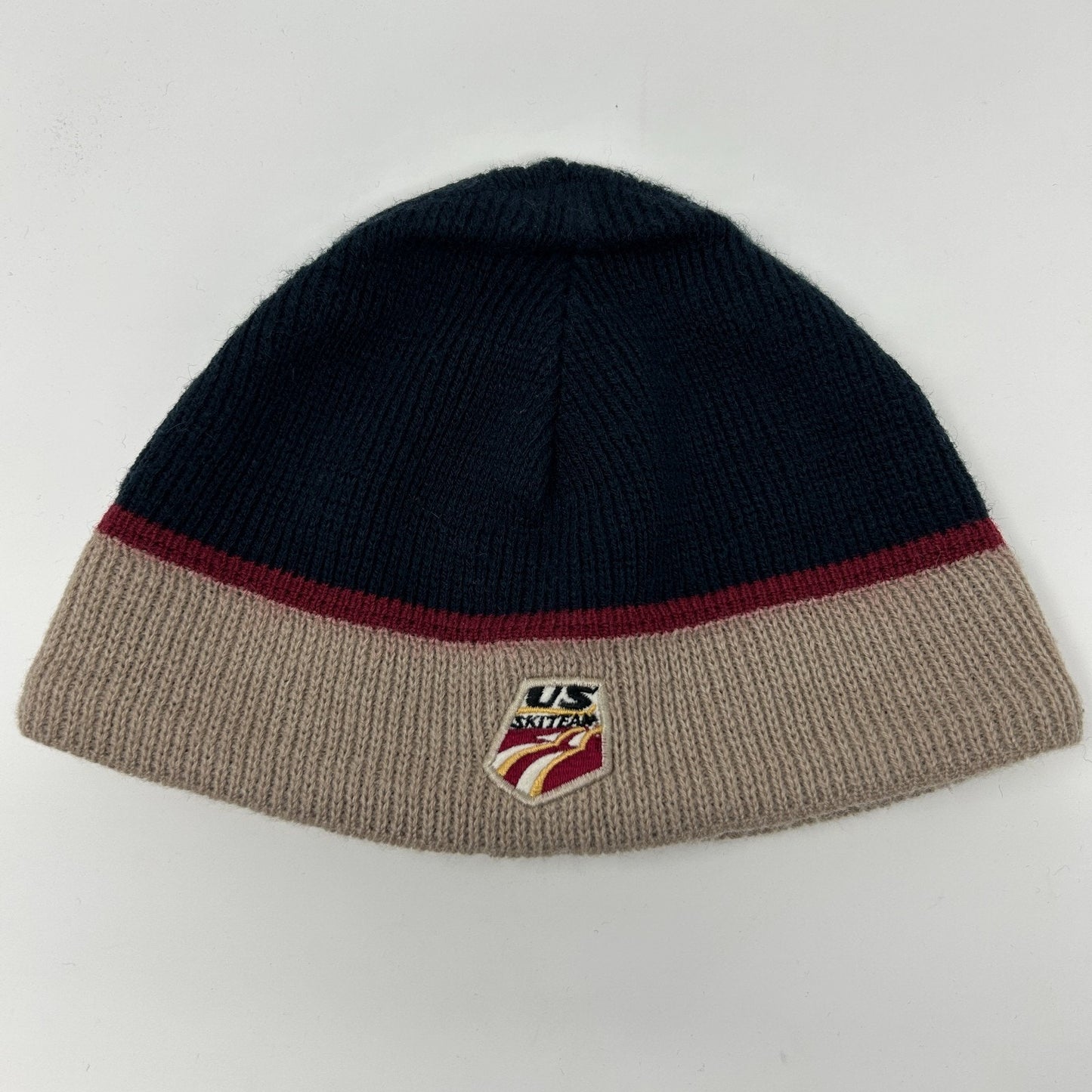 US Ski Team Olympics Beanie Winter Hat Toque Winter Games Skiing Skier Blue