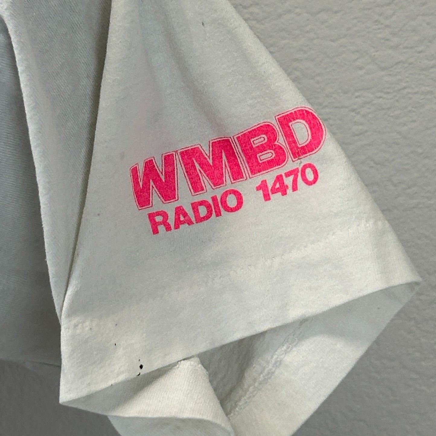 Vintage Scrub Shirt Scramble T Shirt Mens M Medium White Apple Computer Peoria