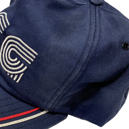 ICG 丙烷后扣帽子复古 80 年代加拿大蓝色 5 五片棒球帽