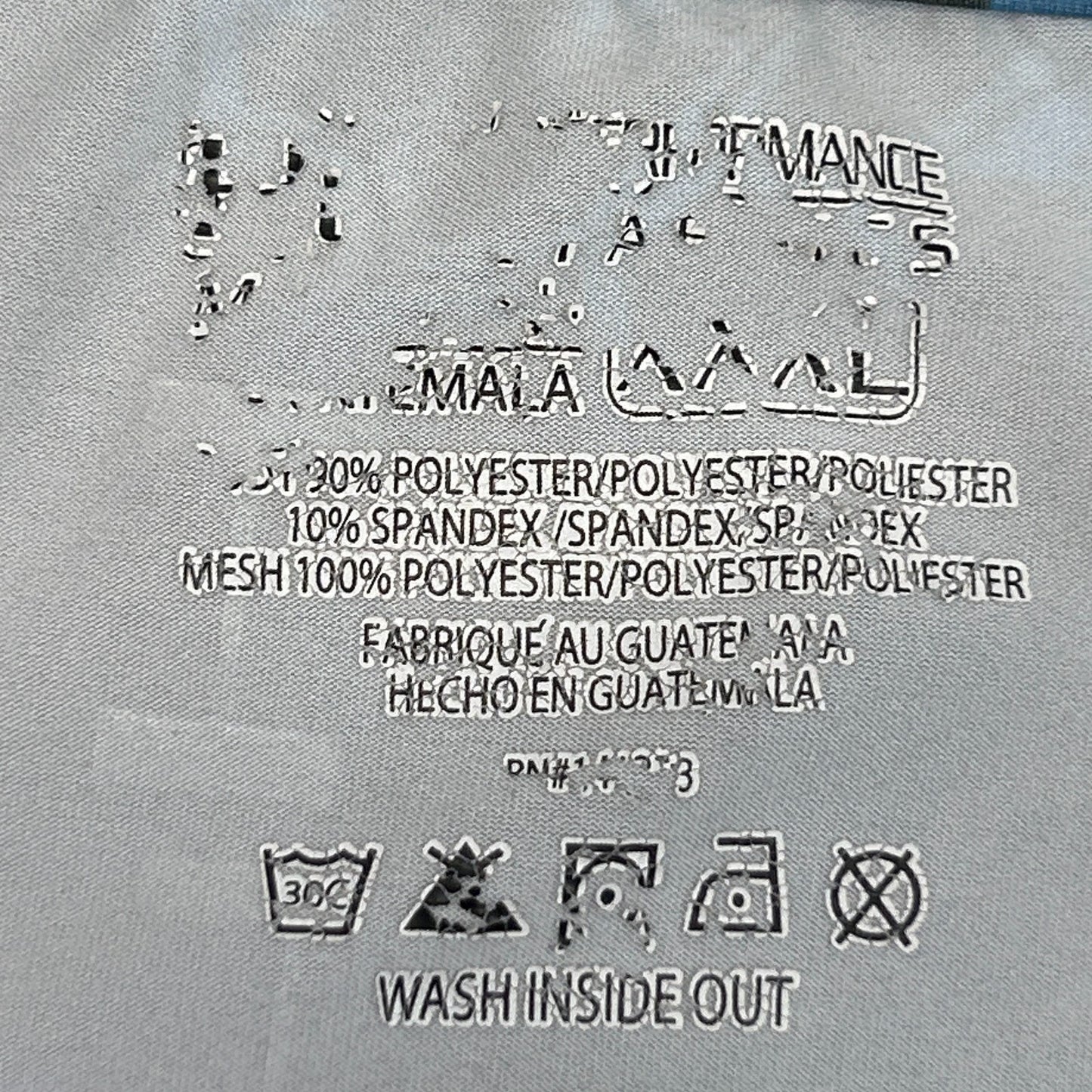 HUK Performance Fishing 1/4 Quarter Zip Shirt Kryptek Neptune Blue Mens 3XL XXXL