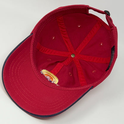 NBC Today Show Rainbow Logo Dad Hat Red Strapback Baseball Cap Adult Adjustable