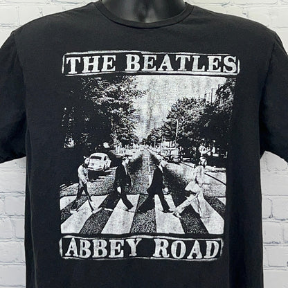 The Beatles Abbey Road Graphic T Shirt L Large Black 2018 Rock Band Music Tee