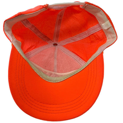White Liez Snapback Hat Vintage 80s 90s Neon Orange 5 Gorra de béisbol de cinco paneles
