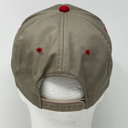 Vintage Russellville High School Cyclones Hat Cap Beige 90s Arkansas Snapback