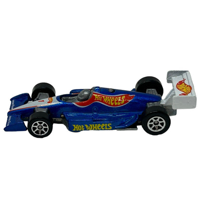 Hot Wheels Thunderstreak Indy 500 Diecast Race Car Blue Toy Vehicle Vintage 90s