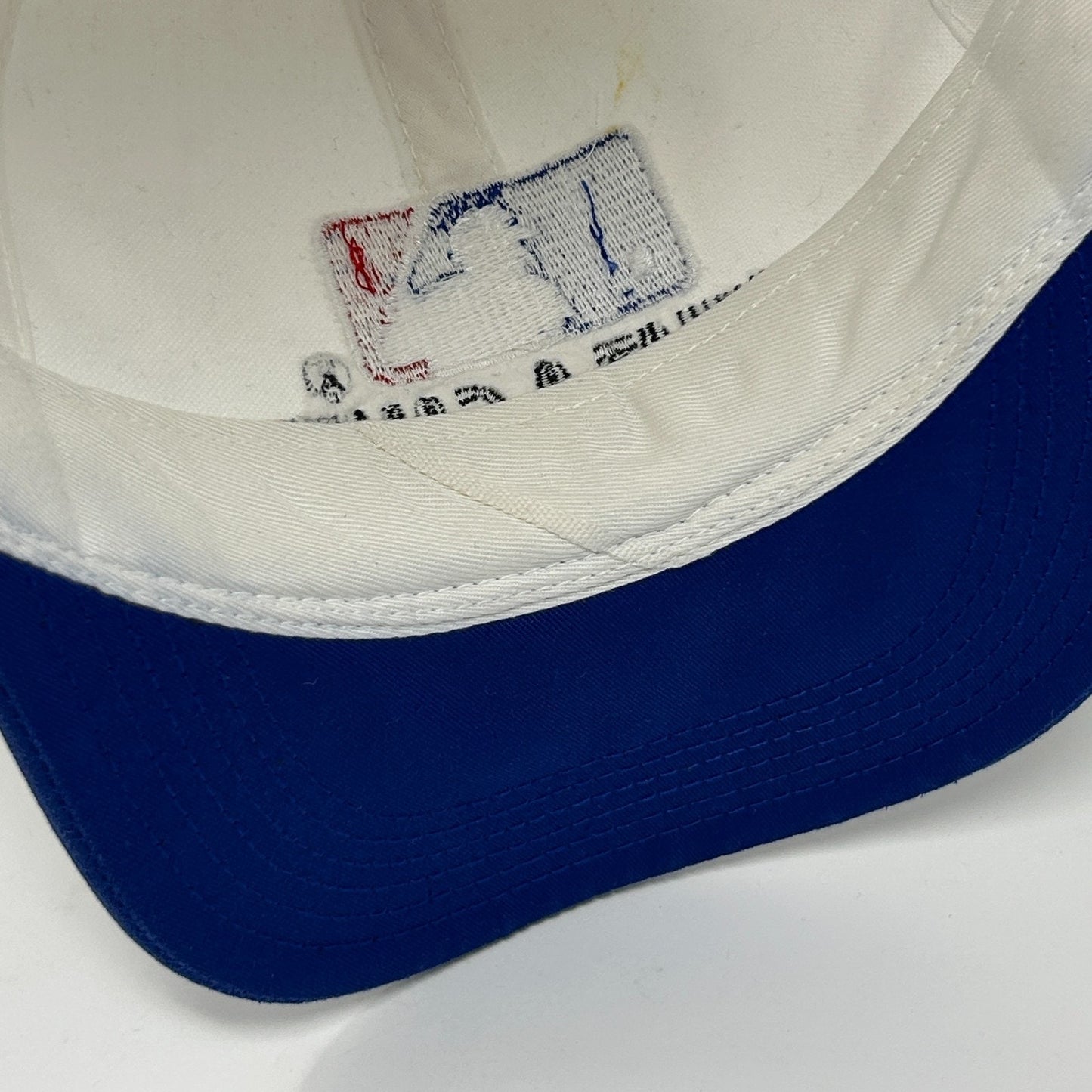 Vintage 90s MLB What A Game Youth Hat Baseball Cap Logo Kids Boys Snapback White