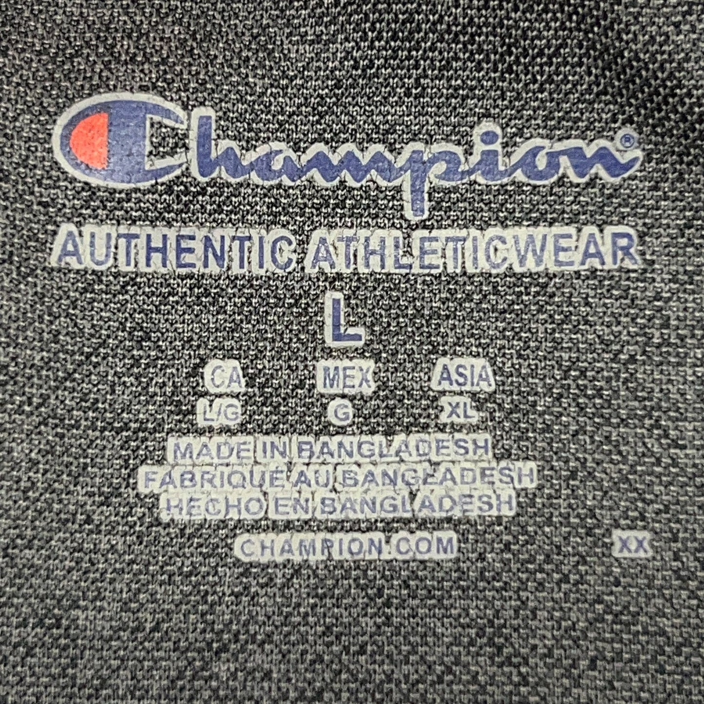 UNLV Rebels Polo Shirt University Nevada Las Vegas Champion Gray Mens L Large