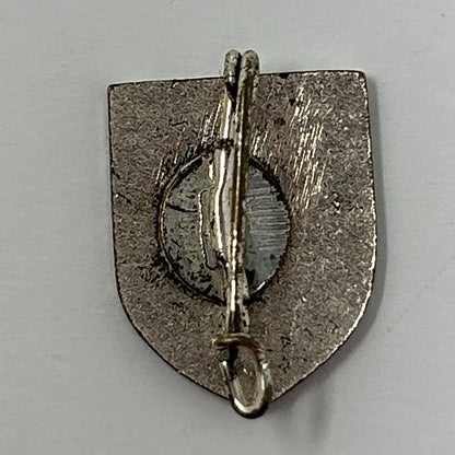 Vintage England Union Jack Flag Shield Hat Lapel Pin Pinback UK United Kingdom