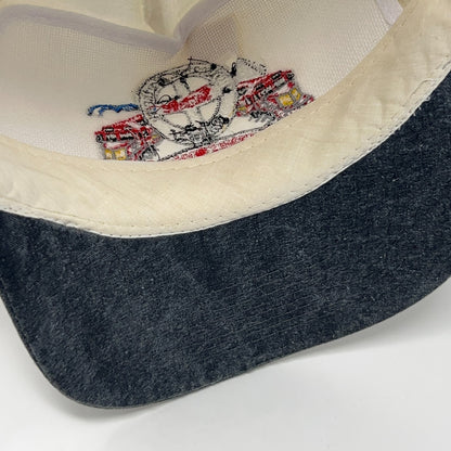 Vintage Y2Ks BNSF Memphis Thayer Project Hat Baseball Cap Railway Snapback White