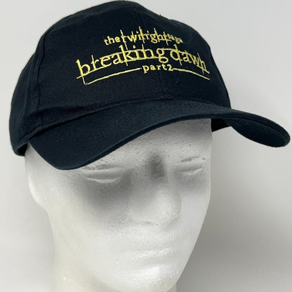 The Twilight Saga Breaking Dawn Part 2 Hat Baseball Cap Movie Strapback Black