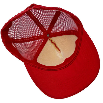 The Marlboro Cup Belmont Park Vintage 80s Trucker Hat New York Red Baseball Cap