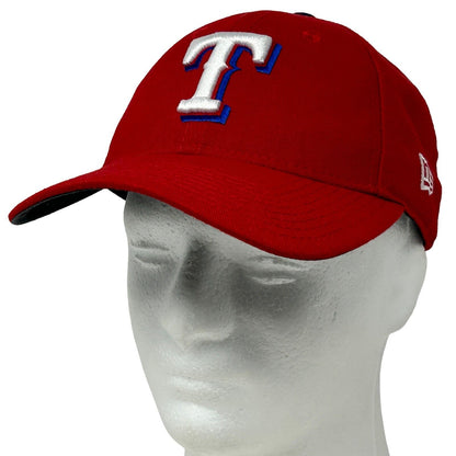 Gorra de béisbol con correa trasera de seis paneles de New Era de la MLB de Texas Rangers