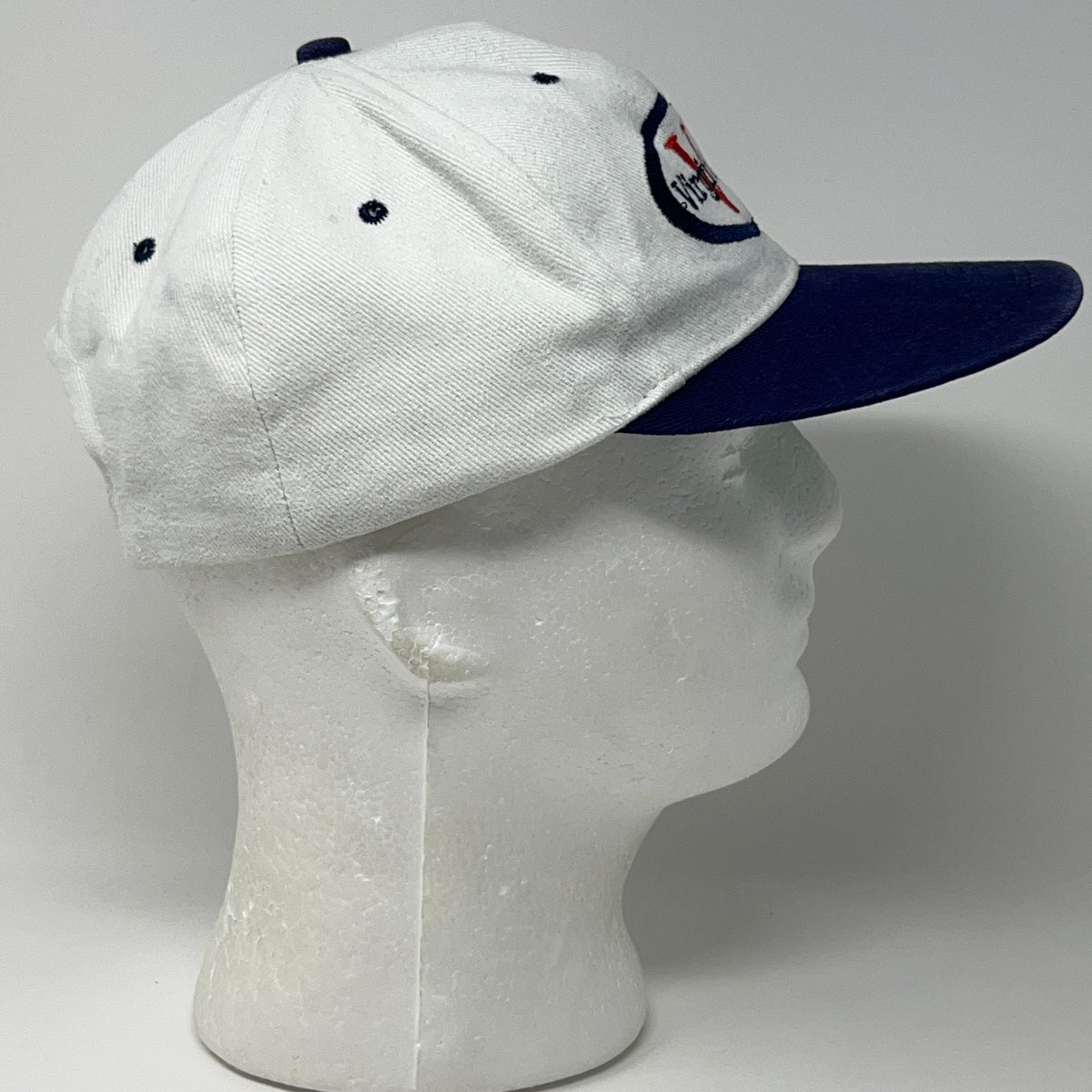 Virginia Beach Hat Baseball Cap White Navy Snapback Embroidered Tourist Travel