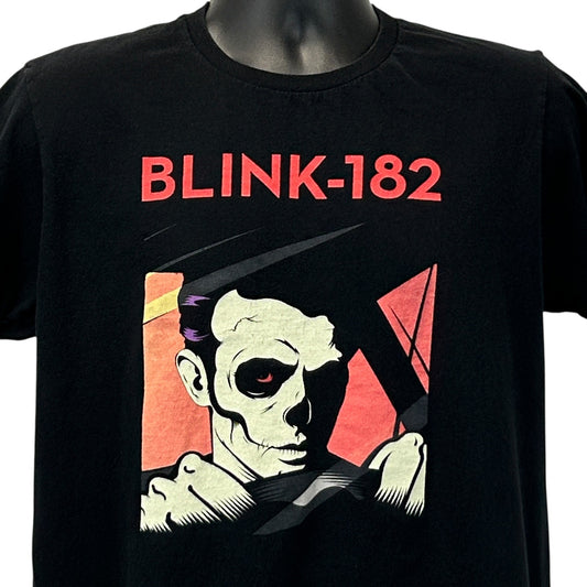 Blink 182 California Album Cover T Shirt Punk Rock Band Zombie Black Tee L Large