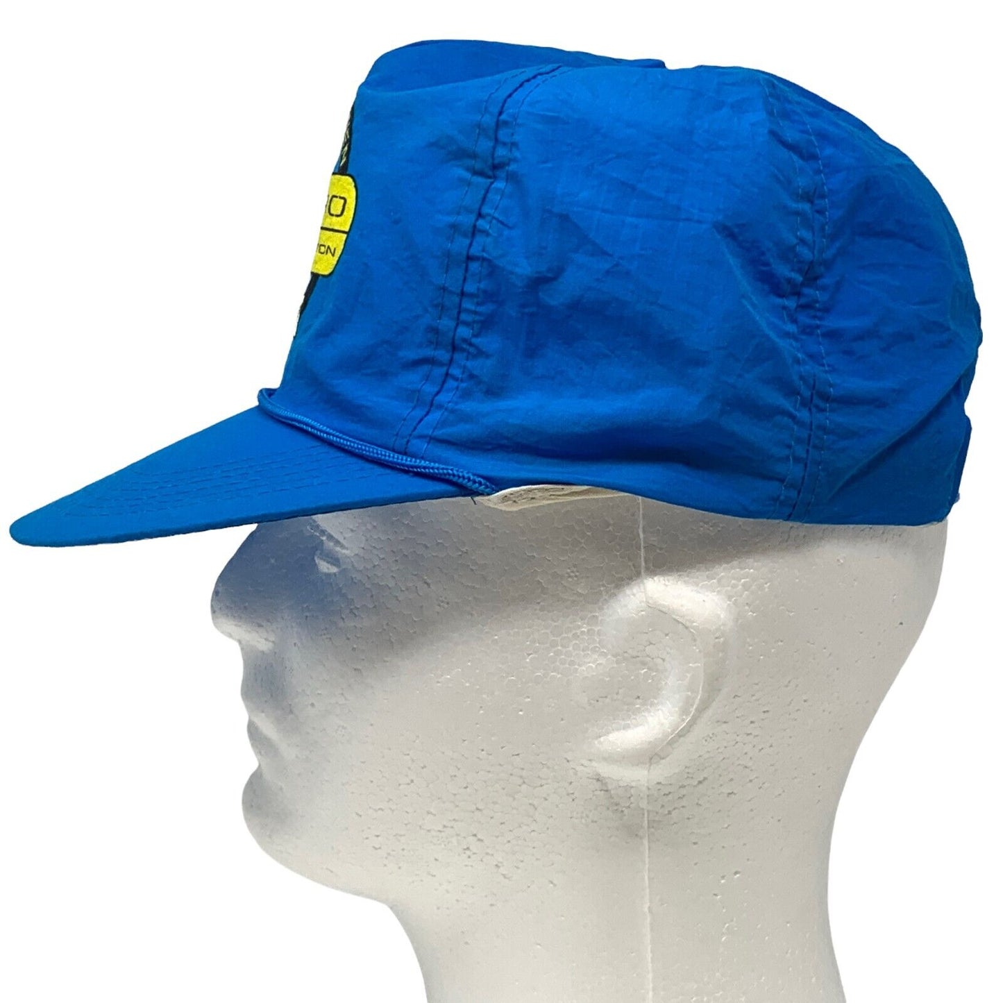 Conair Euro Collection Hair Dryer Hat Vintage 90s Blue 5 Five Panel Baseball Cap