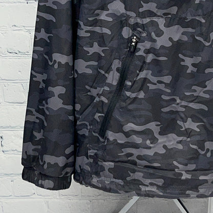 GHOSTGOLF Camouflage Windbreaker Hooded Jacket XXL 2XL Black Ghost Golf Golfer