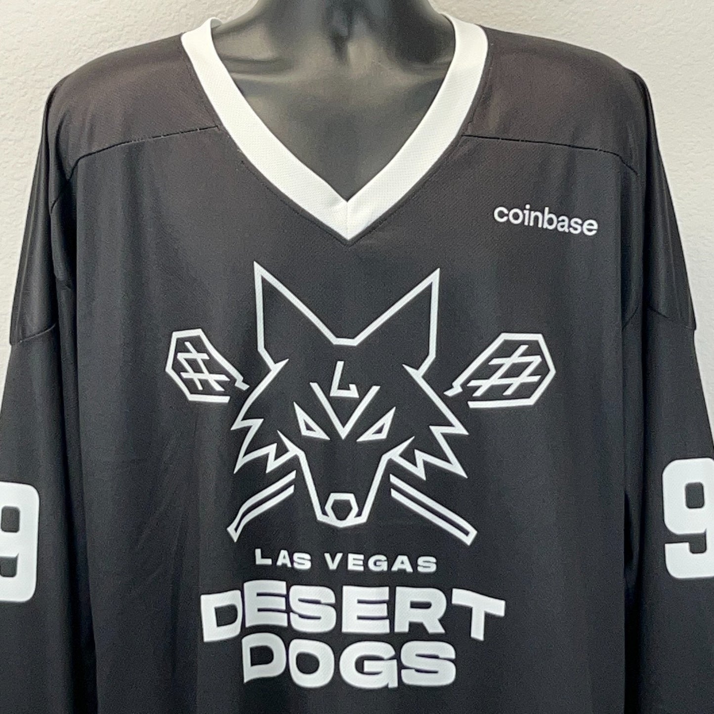 Las Vegas Desert Dogs Wayne Gretzky Jersey NLL Lacrosse Shirt Black Mens XXL 2XL
