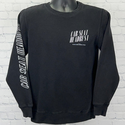 Car Seat Headrest Crows Sweatshirt Black Crewneck S Small Indie Rock Band Merch