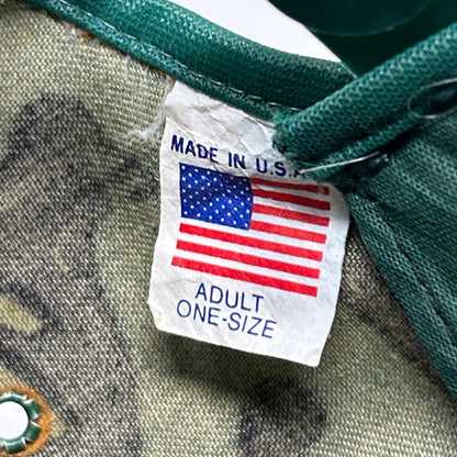 Vintage Levi Garrett Chewing Tobacco Hat Baseball Cap Camouflage Snapback Green