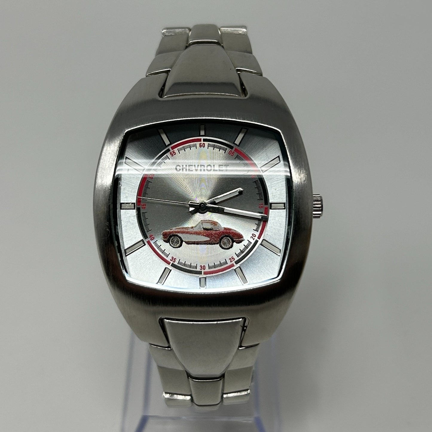 1961 C1 Chevrolet Corvette Watch Wristwatch GM Official CHV01V Stainless Steel