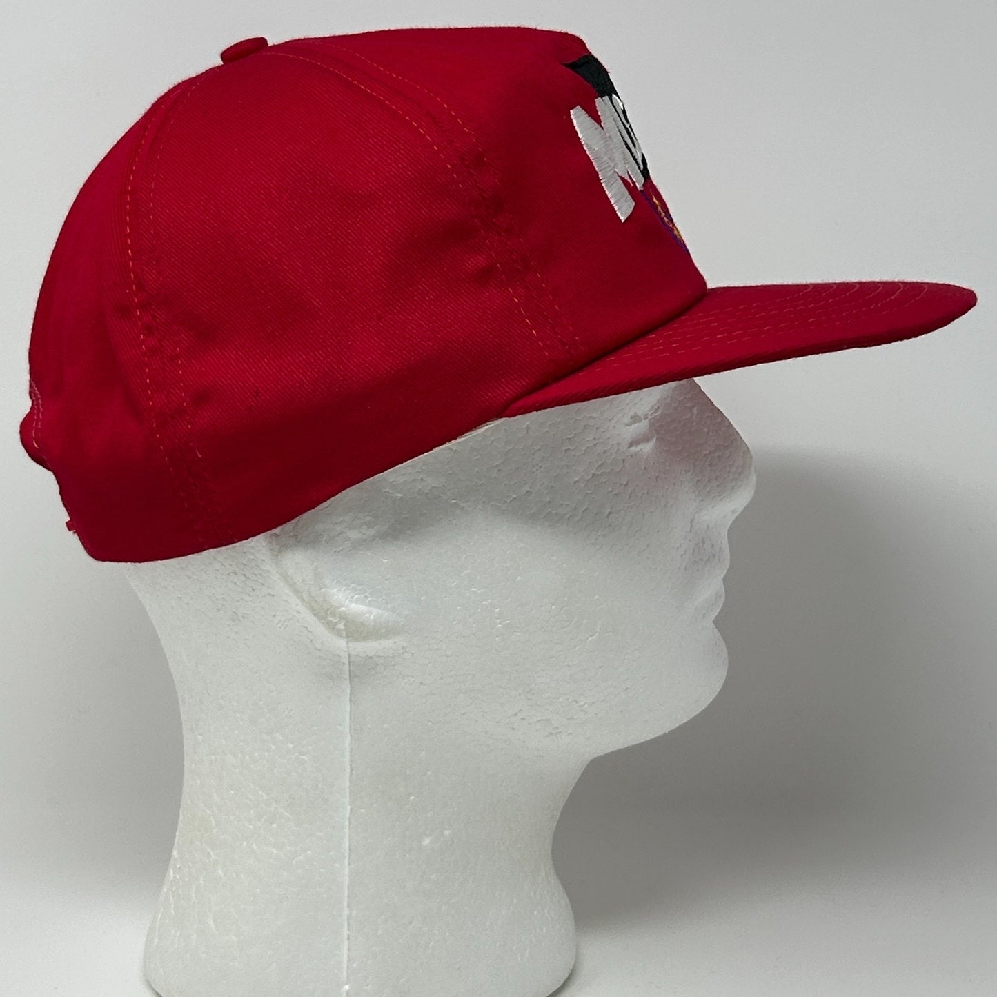 Vintage Missouri The Show Me State Hat Cap Red 80s Snapback 5 Panel Made In USA