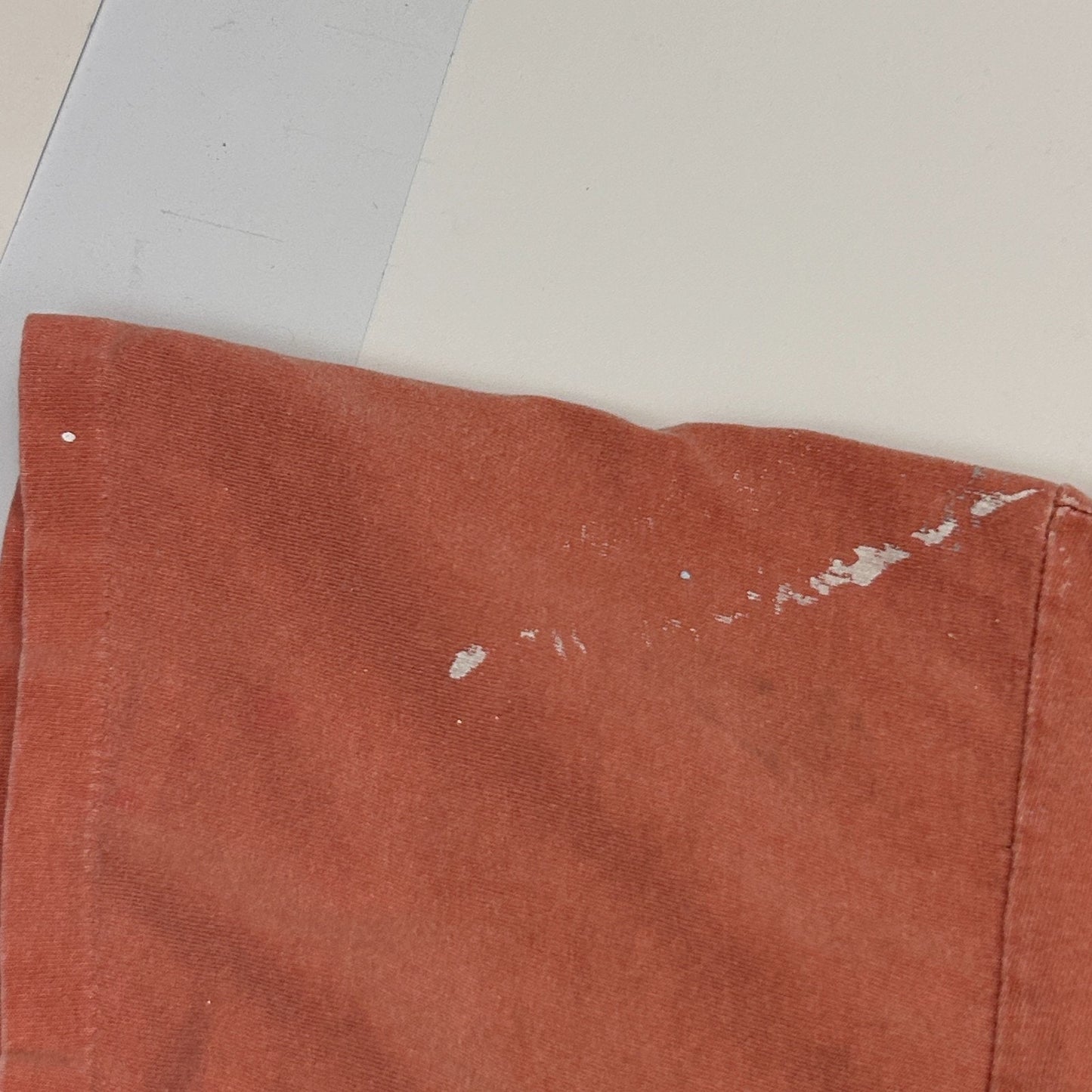 Vintage 90s Distressed Liberty Run T Shirt Tekamah Nebraska Orange XL X-Large